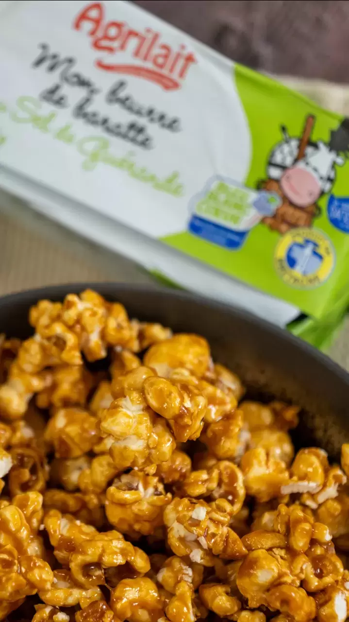 Popcorn + beurre de baratte